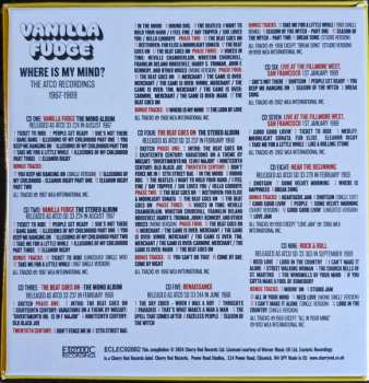 9CD/Dobozkészlet Vanilla Fudge: Where Is My Mind? (The Atco Recordings 1967-1969)