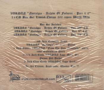 3CD/Dobozkészlet Vardan: Nostalgia - Archive Of Failures - Part 4-6 LTD | NUM