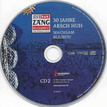 2CD Various: 30 Jahre Arsch Huh 2022 - Wachsam Bleiben!