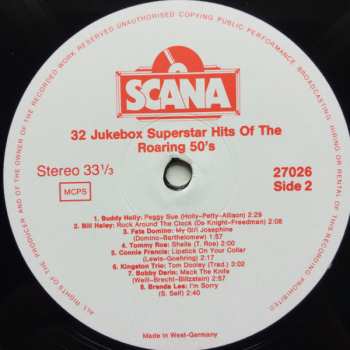 2LP Various: 32 Jukebox Superstarhits Of The Roaring 50s