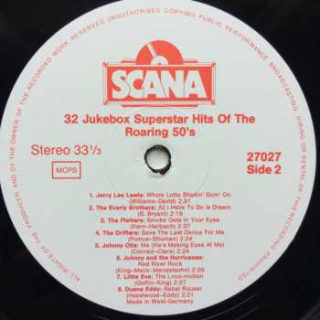 2LP Various: 32 Jukebox Superstarhits Of The Roaring 50s