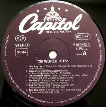 3LP/Dobozkészlet Various: 36 World Hits