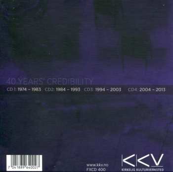 4CD/Dobozkészlet Various: 40 Years' Credibility
