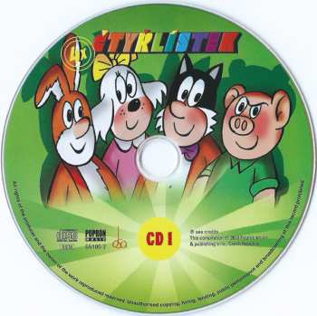 2CD Various: 4x Čtyřlístek