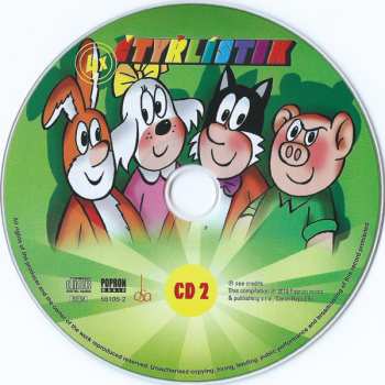 2CD Various: 4x Čtyřlístek