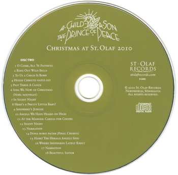 2CD Various: A Child, A Son, The Prince Of Peace • Christmas At St. Olaf 2010