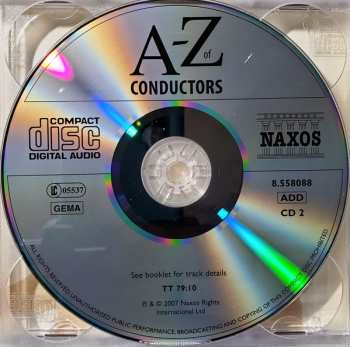 4CD/Dobozkészlet Various: A-Z Of Conductors By David Patmore