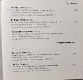 4CD/Dobozkészlet Various: A-Z of Singers by David Patmore