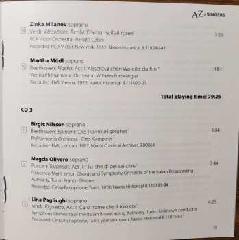 4CD/Dobozkészlet Various: A-Z of Singers by David Patmore