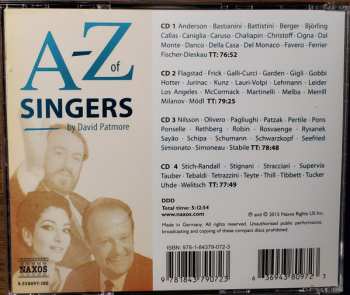 4CD/Dobozkészlet Various: A-Z of Singers by David Patmore
