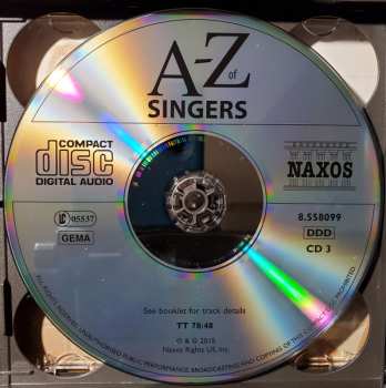4CD/Dobozkészlet Various: A-Z of Singers by David Patmore