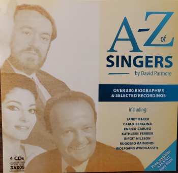 4CD/Dobozkészlet Various: A-Z of Singers by David Patmore