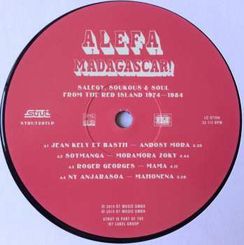2LP Various: Alefa Madagascar ! Salegy, Soukous & Soul From The Red Island 1974-1984