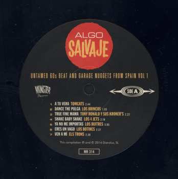 2LP Various: Algo Salvaje (Untamed 60s Beat And Garage Nuggets From Spain Vol 1)
