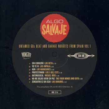 2LP Various: Algo Salvaje (Untamed 60s Beat And Garage Nuggets From Spain Vol 1)