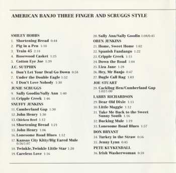 CD Various: American Banjo: Three-Finger And Scruggs Style