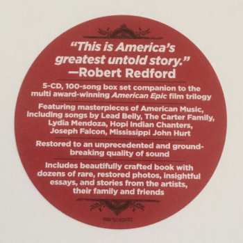 5CD/Dobozkészlet Various: American Epic