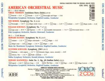 2CD Various: American Orchestral Music: Thomson • Schuman • Hanson • Schuller • MacDowell • Rorem