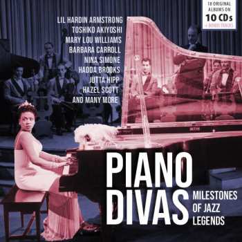 10CD/Dobozkészlet Various: Piano Divas - Milestones of Jazz Legends