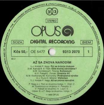 LP Various: Až Sa Znova Narodím