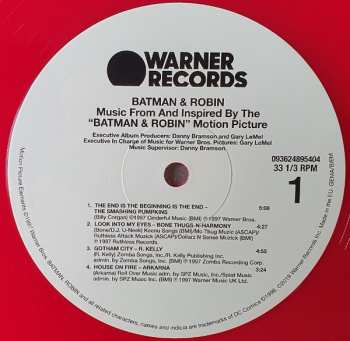 2LP Various: Batman & Robin: Music From And Inspired By The "Batman & Robin" Motion Picture LTD | CLR