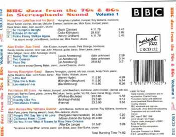 CD Various: BBC Jazz From The 70s & 80s In Stereophonic Sound Volume 1