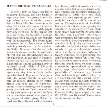 CD Various: Before The Blues Vol. 3 (The Early American Black Music Scene)
