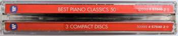 3CD Various: Best Piano Classics 50