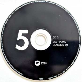 3CD Various: Best Piano Classics 50