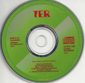 CD Various: Birds of Paradise: A New Musical (Original Off-Broadway Cast)