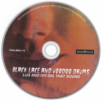CD Various: Black Lace And Voodoo Drums (Lux And Ivy Dig That Sound)