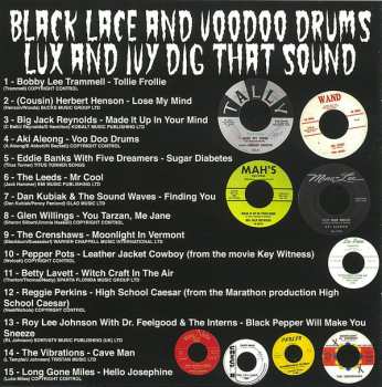 CD Various: Black Lace And Voodoo Drums (Lux And Ivy Dig That Sound)