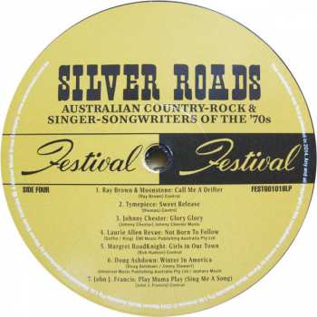 2LP Various: Boogie Presents: Silver Roads (Australian Country-Rock & Singer-Songwriters Of The 70's) LTD
