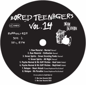 LP Various: Bored Teenagers Vol.14: 16 Great British Punk Originals '77-'82