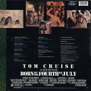 LP Various: Born On The Fourth Of July - Motion Picture Soundtrack Album
