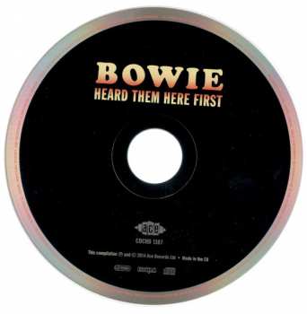 CD Various: Bowie Heard Them Here First