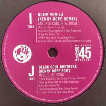 5SP/Dobozkészlet Various: Brazil45: Mr Bongo x Kenny Dope LTD