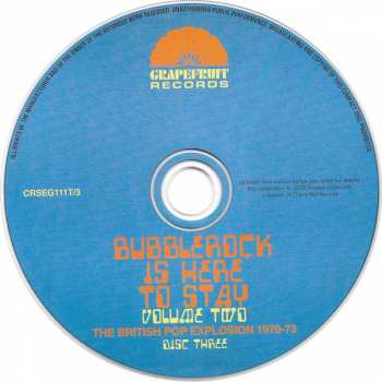 3CD/Dobozkészlet Various: Bubblerock Is Here To Stay Volume Two - The British Pop Explosion 1970-73