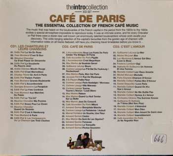 3CD/Dobozkészlet Various: Café De Paris