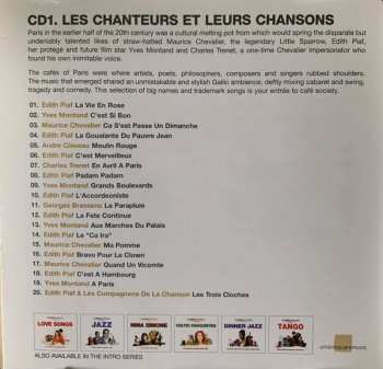 3CD/Dobozkészlet Various: Café De Paris