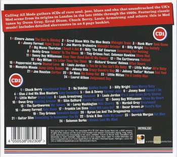 2CD Various: Calling All Mods (Mod Soul, Blues And Ska Anthems)