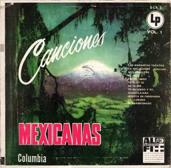 Album Various: Canciones Mexicanas Vol. 1