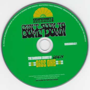 3CD/Dobozkészlet Various: Can't Seem To Come Down - The American Sounds Of 1968
