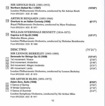 4CD Various: Celebrating 50 Years Devoted To British Music (Set One: William Alwyn ~ John Ireland)