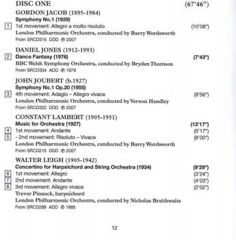 4CD Various: Celebrating 50 Years Devoted To British Music (Set Two: Gordon Jacob ~ William Wordsworth)