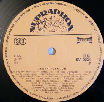 LP Various: Český Folklór
