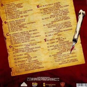 3LP Various: Chilling Adventures Of Sabrina (Original Television Score And Soundtrack Season One) CLR