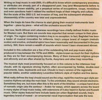 2CD Various: Choubi Choubi! Folk & Pop Sounds From Iraq Vol. 1