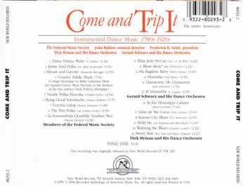 CD Various: Come And Trip It: Instrumental Dance Music, 1780s-1920s