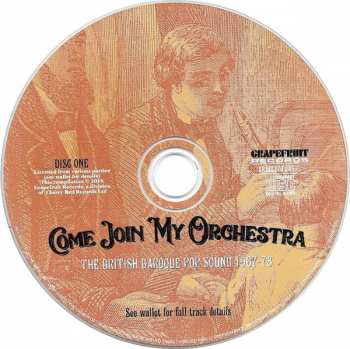 3CD/Dobozkészlet Various: Come Join My Orchestra (The British Baroque Pop Sound 1967-73)